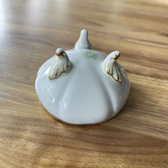 Vintage Nippon Japan Hand Painted Two Footed Small Bowls. lot of 2 - Picture 16 of 16